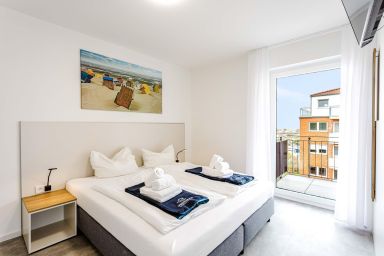 MEERholung - MEERholung FeWo 3.8: 51 m² nah am Meer für bis zu 4 Personen mit Balkon