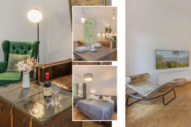 Villa Hohe Buchen - Wunderschöne Ferienwohnung in Heringsdorf mit Garten, nur 150 m zum Meer
