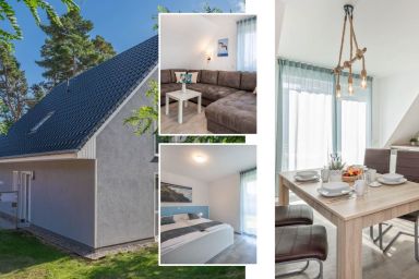 Ferienhaus Strandmöwe OG - Moderne Ferienwohnung in Loddin mit Garten, WLAN & Grill – ruhig, strandnah, modern