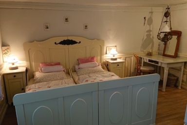 Reetdachkate Nordfriesland - Doppelzimmer "Rosenzimmer"