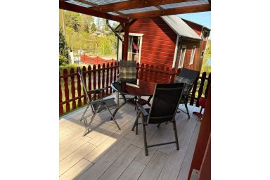 Bungalow Strandheim mit Kamin und Terrasse
