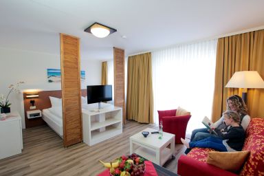 Park-Ferienwohnungen Ostseebad Sellin 500 m zum Strand - 1-Raum Ferienwohnung Park 440