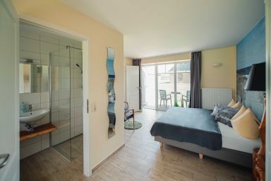 Familien- Ferienhof*** Ostseeland Rerik - FZ10-11 / Ferienzimmer (48m²; 4 Pers.) Terrasse, ohne Küche