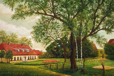 Gut Rattelvitz Galerie F, hochwertig, Sauna, Kamin, eTankstelle, Spielscheune, 15.000qm Park Land