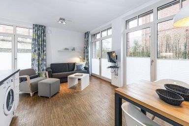 Ferienvillen Anna Düne - Ferienapartment mit sonniger Süd-Terrasse und Strandkorb - nur 100 m zum Strand!