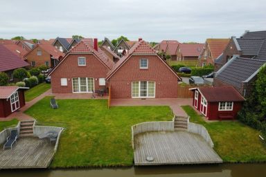 Friesenperle - Tolles Ferienhaus in Bestlage direkt am Wasser