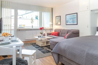 Strandburg - Am Strand: Großzügige 1-Raumwohnung für 2 Personen.