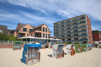 Königstraße 5, Whg. 5, Atlantischer Hof - Ferienwohnung mit Terrasse 2- Zimmer in 1. Meerblick-Strandlage