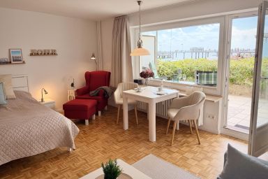 Königstraße 5, Whg. 7, Atlantischer Hof - Ferienwohnung mit 1- Zimmer auf ca. 43m² in 1. Strandlage mit Meerblick