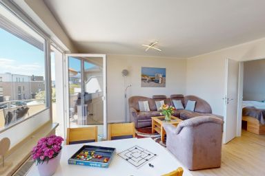 Apartmenthaus Königshöhe - Nahe Strand und Hafen: Exklusive Ferienwohnung für 2 Erwachsene und 1 Kind mit Meerblick