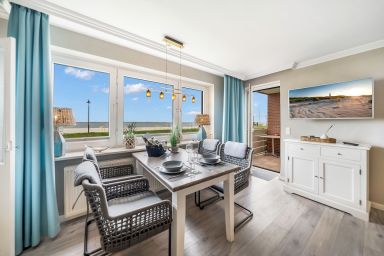 Strand & Meer - Gemütliche drei Zimmer Wohnung mit fantastischem Meerblick in Hörnum.