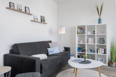Weiße Villen - Wunderschönes Penthaus-Apartment an der Ostsee mit Dachterrasse & Infrarotsauna!