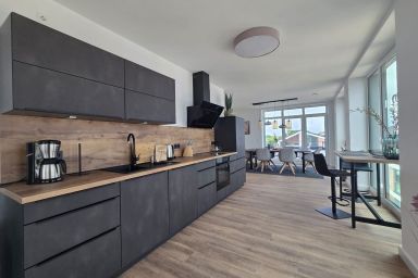 Penthouse Strandoase mit herrlicher Dachterrasse und Sauna - Penthouse Strandoase in Norden mit Dachterrasse, Sauna und moderner Ausstattung