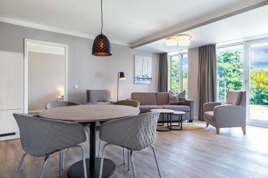 Ferienwohnungen am Godewindpark Travemünde - Perfekter Familienurlaub: Helles Apartment mit Wellnessbereich in Strandnähe