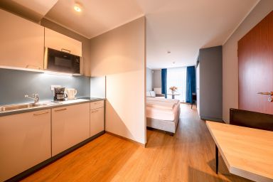 Residenz Südwesthörn - Ferienwohnung Typ D, 23-28qm, 1 Wohn-/Schlafraum, max. 2 Personen