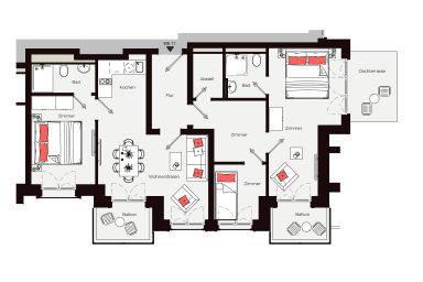 Gezeiten Suites - Gezeiten Suites No. 21 097/201