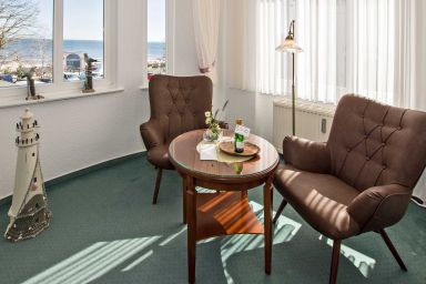 Strandvilla Imperator | Hotel & Ferienwohnungen auf Usedom - Doppelzimmer Komfort  mit Meerblick