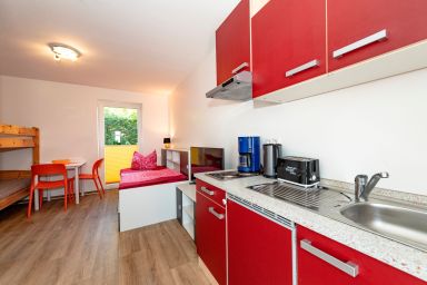 Appartementhaus mit Balkon im Ostseebad Göhren (VM) - 02 1-Raum-Ferienwohnung mit Terrasse