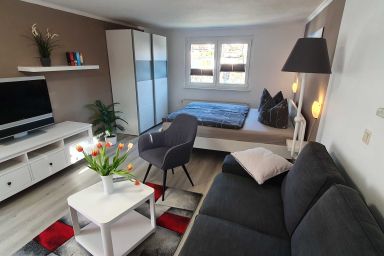 Ferien im Haus Bucheneck mit Sauna - 03 Ferienwohnung (FH) mit Terrasse