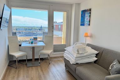 1-194,  traumhafter Blick über Westerland im Haus Metropol, 8. Etage