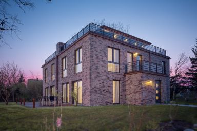 Ferienhaus Lotsenhäuser Rügen - Luxus Villa mit Boddenblick