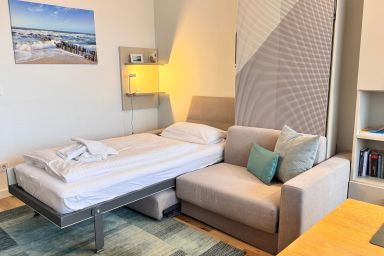 3-46, Haus Sylter Welle, Blick zur Westerländer Innenstadt