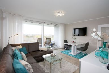Appartement MEERzeit - Moderne 2-Zimmerwohnung mit herrlichem Weitblick und ca. 50 m², für 2 Personen