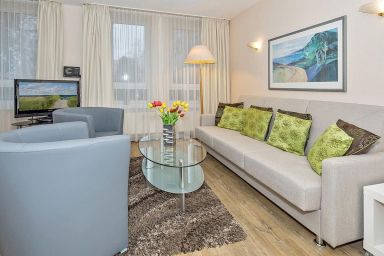 Strand-Park - 3-Zimmer Ferienwohnung in toller Lage mit Terrasse und direktem Strandzugang