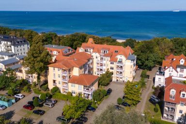 Dünenschloss - Tolle Ferienwohnung an der Ostsee mit Terrasse, Saunabereich und Pool im Haus!