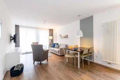 Deichhäuser Anna Küste - Modernes 3-Zimmer Familienapartment in ruhiger Lage mit Terrasse in Strandnähe