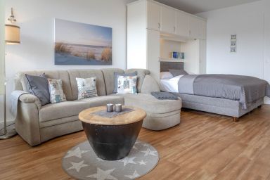 Strandburg - Am Strand: Großzügige 1-Raumwohnung für 2 Personen.