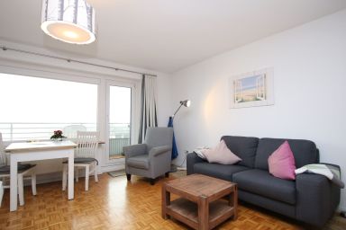 Königstraße 5, Whg. 35, Atlantischer Hof - Ferienwohnung mit 1- Zimmer auf ca. 43m² in 1. Strandlage mit Meerblick
