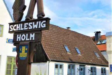 Fischerhuus Schleswig - Ferienwohnung "Fischerhuus Schleswig" - nur 100 Meter vom Wasser entfernt