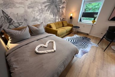 Ostsee ***Dschungel*** Ferienwohnung ruhig und familienfreundlich - Ruhige gemütliche Ferienwohnung "Dschungel" mitten in der Stadt - gratis WLAN