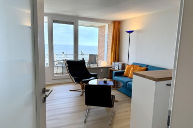 Al Mare - Modernes App. mit Balkon, Meerblick, PKW-Stellplatz, WLAN. Haustiere erlaubt.