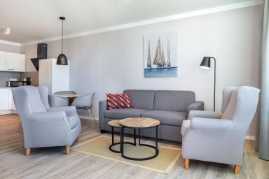 Godewindpark Travemünde Deluxe-Suite 1.15 - Modernes Apartment mit überdachtem Balkon und Wellness im Godewindpark