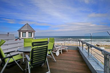 Meeresblick - Wohnung 229 - 3-Zimmer-Wohnung für 4 Personen mit Meerblick und Balkon