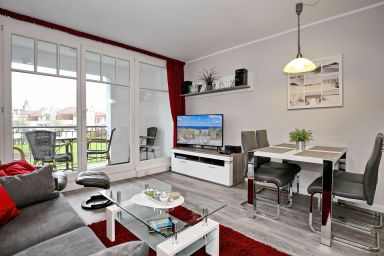 Meeresblick - 2-Zimmer-Wohnung mit Balkon für bis zu 4 Personen, strandnah in Kühlungsborn