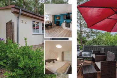 Ferienwohnung Waldhaus 2.2 - Gemütliches Ferienhaus in Korswandt mit Garten & WLAN – ideal für Paare