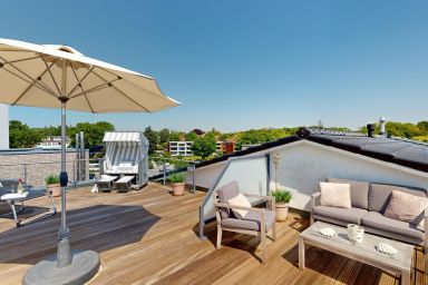 Villa Meeresrauschen - Mit Dachterrasse - Ferienappartement in Pelzerhaken an der Ostsee