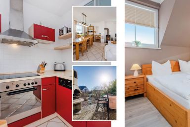 Ferienhaus Golfblick - Modernes Ferienhaus in Korswandt am See mit großem Garten und Kamin