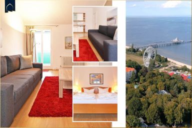 Villa Regina - Charmante Ferienwohnung in Heringsdorf mit Balkon, nur 200 m vom Ostseestrand