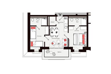 Gezeiten Suites - Gezeiten Suites No. 22 097/202