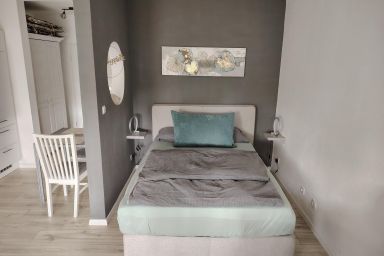Eiklenborg, FeWo Moi Tied - Appartement/Fewo, Dusche, WC, Wohn-/Schlafraum