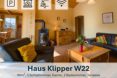 Haus Klipper - Nordseebad Burhave - oHT - Klipper #W22 (Sauna & Kamin)