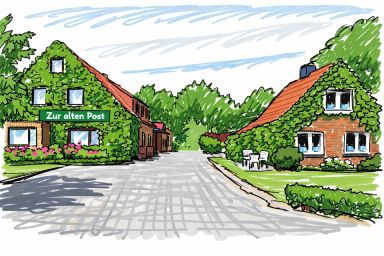 Gästehaus Zur alten Post - Wohnung West