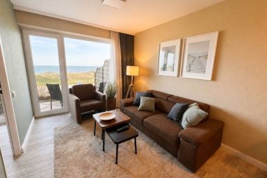 Ferienwohnung  NW 24  Terasse mit Meerblick