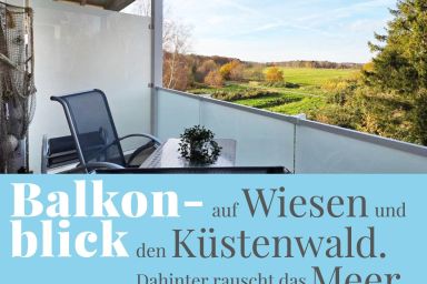 Ferienwohnung B8 - Strandnahe Fewo im Dachgeschoss mit zwei Balkone, Fahrrädern und WLAN