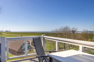 Resort Deichgraf - Tolle, ruhige Ferienwohnung in Strandnähe mit Meerblick, Sauna und zwei Balkonen