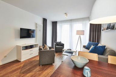 Deichhäuser Anna Küste - Tolles Ferienapartment mit Balkon inkl. Schwimmbad- & Saunanutzung in Strandnähe